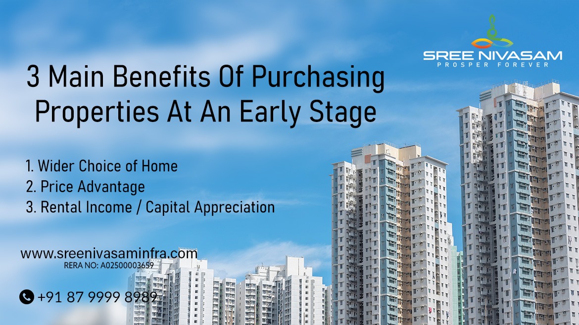 3 Main Benefits Of Purchasing Properties At An Early Stage